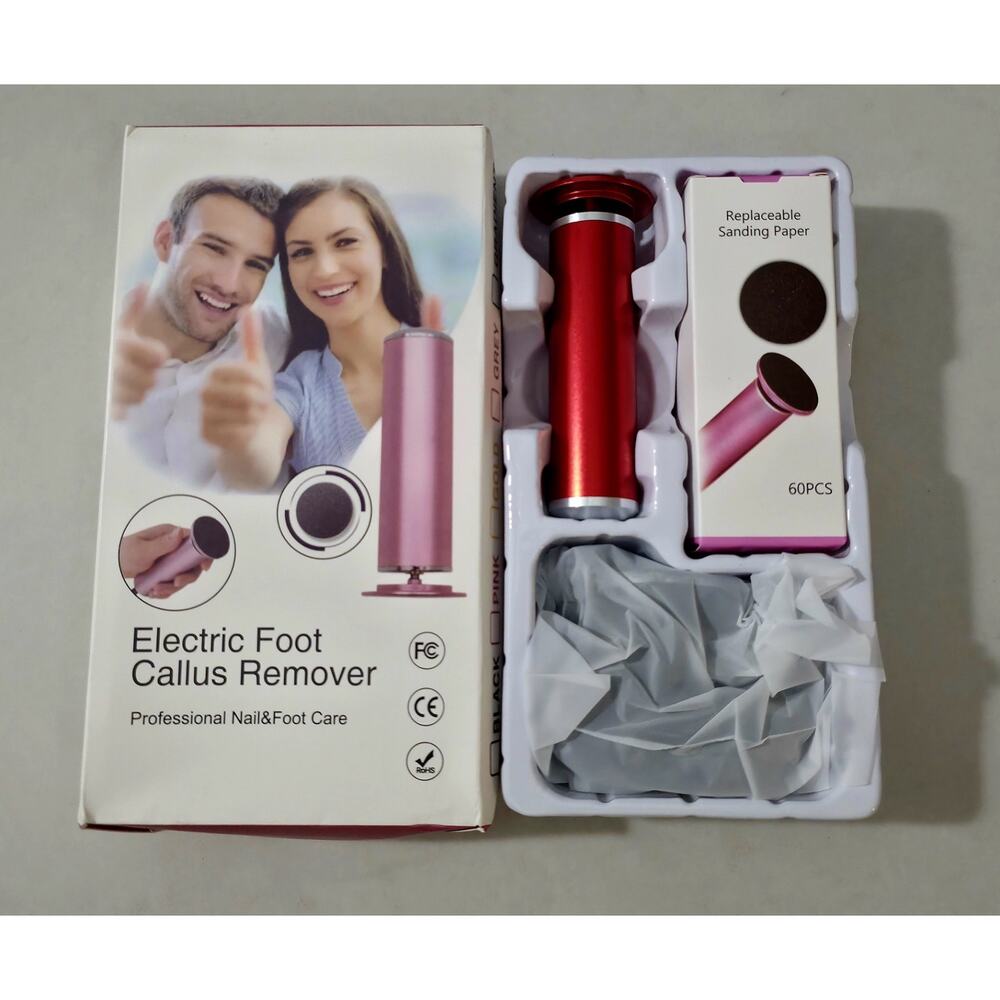 Electronic Foot File Pedicure Sander for Removing Dead Skin, Callus Remover New